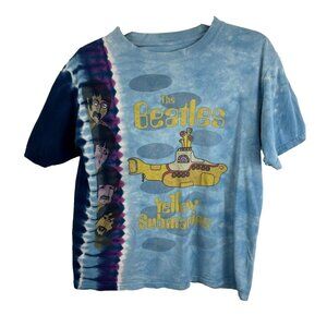 Beatles Yellow Submarine Tie-Dye Boho T-Shirt Women’s Size M